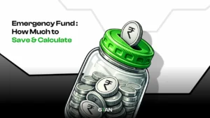 Emergency fund calculation based on monthly expenses in India